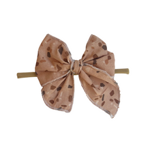 Load image into Gallery viewer, Sailor Bow Baby Girl Nylon Headband Bow Clips
