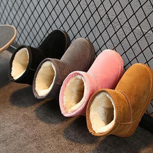 Load image into Gallery viewer, Winter Kids Fashion Snow Boots Thick Warm Plush Soft Bottom Girls Short Boots Ski Boot For Toddler
