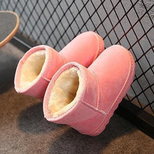 Load image into Gallery viewer, Winter Kids Fashion Snow Boots Thick Warm Plush Soft Bottom Girls Short Boots Ski Boot For Toddler
