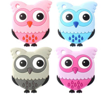 Load image into Gallery viewer, Owl Silicone Teethers Food Grade For Baby Teething  Silicone Beads Teething Toddler Toys For Kids
