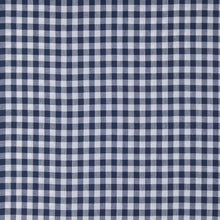 Load image into Gallery viewer, Navy Blue Gingham Crib Sheet
