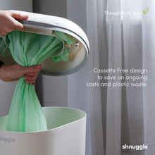 Load image into Gallery viewer, Shnuggle Eco-Touch Nappy Bin Diaper Pail + 30 Better Bag Liners
