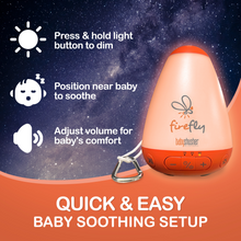 Load image into Gallery viewer, Shusher Firefly Sound Machine and Night Light
