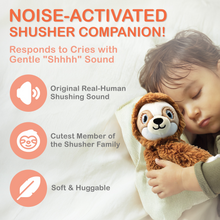 Load image into Gallery viewer, Shusher Sloth Plush Sound Machine
