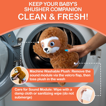 Load image into Gallery viewer, Shusher Sloth Plush Sound Machine
