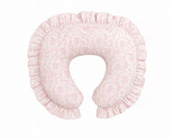 Pink Chinoiserie Ruffle Nursing Pillow Cover
