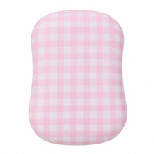 Load image into Gallery viewer, Light Pink Checkered Baby Lounger Cover
