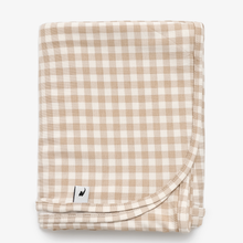 Load image into Gallery viewer, Gingham Print Stretchy Swaddle
