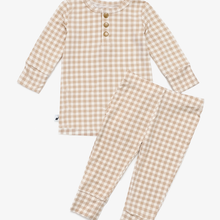 Load image into Gallery viewer, Gingham Print Two-Piece Set
