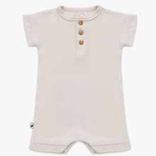 Load image into Gallery viewer, oatmeal ribbed romper
