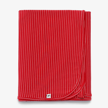 Load image into Gallery viewer, Red Stripe Stretchy Swaddle
