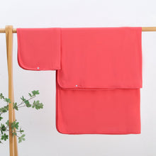 Load image into Gallery viewer, Berry Red Bamboo Swaddle Blanket
