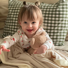 Load image into Gallery viewer, Oat Ribbed Toddler Blanket
