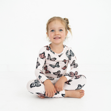 Load image into Gallery viewer, Butterfly Two Piece Bamboo Pajama Set
