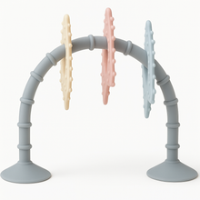 Load image into Gallery viewer, Stick 'n' Play Sensory Star Toy and Teether | For Baths, Highchairs and more
