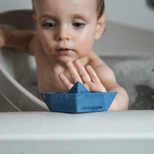 Load image into Gallery viewer, Shnuggle Stack and Sail Bath Boat Toys
