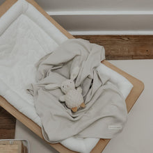 Load image into Gallery viewer, Coco Ivory Waffle Knit Blanket
