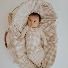 Load image into Gallery viewer, Gingham Print Knotted Sleeper
