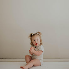 Load image into Gallery viewer, oatmeal ribbed romper
