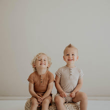 Load image into Gallery viewer, Gingham Print Romper
