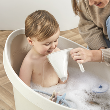 Load image into Gallery viewer, Shnuggle Toddler Bath Tub | Big Bath for bigger kids | Child bathtub seat support | Fits in shower and adult bath
