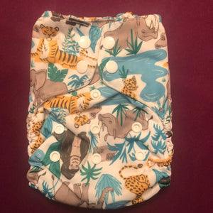 Thirsties Natural One Size Pocket Diaper-Endangered