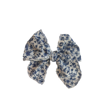 Load image into Gallery viewer, Sailor Bow Baby Girl Nylon Headband Bow Clips
