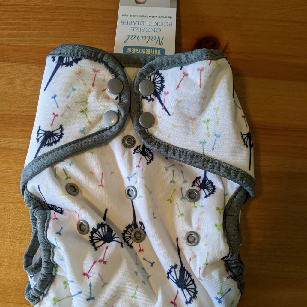 Thirsties One Size Pocket Diaper- Float