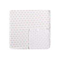 Forever Rainbow Bamboo Swaddle Blanket