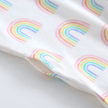 Load image into Gallery viewer, Forever Rainbow Zippered Baby Romper
