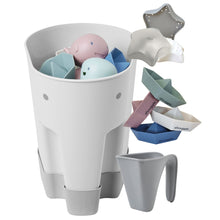 Load image into Gallery viewer, Shnuggle Bath Accessories Bundle - Ellie Scoop, Washy Jug, Boats &amp; Wishy Toy - 4-Piece Set

