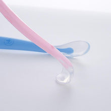 Load image into Gallery viewer, Silicone Baby Soft Soup Spoon Healthy Infant Sucker Candy Color Kitchen Cooking Spoon Rice Spoon Children Dishes Tableware for Kids
