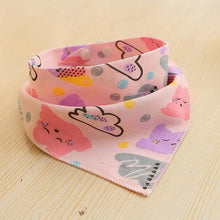 Load image into Gallery viewer, Baby Bibs Waterproof Triangle Cotton Cartoon Child Bibs Dribble Bibs Newborn Slabber Absorbent Cloth For Kids
