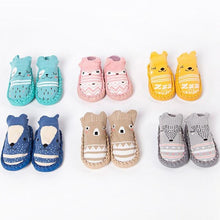 Load image into Gallery viewer, Modern Elegant Baby Girls &amp; Boys Autumn Winter Cotton Soft Sole Cartoon Shoes Socks For Baby Kids
