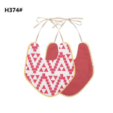 Load image into Gallery viewer, Handmade Luxury Floral Baby Bib Accessories Burp Cloths Newborn Baby Boy Girl Kids Cartoon Bibs 100% Cotton Linen Waterproof Saliva Bib For Kids
