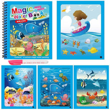 Load image into Gallery viewer, Early Education Montessori Painting Drawing Board For Kids Toys Coloring Book Doodle &amp; Magic Pen Magic Water Drawing Book
