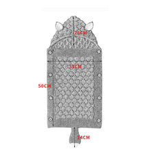 Load image into Gallery viewer, Stevvex Knitted Newborn Baby Blanket Baby Sleeping Bags Stroller Bedding Warm Swaddle Wrap
