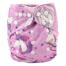 Load image into Gallery viewer, Modrn Printed Baby Pocket Cloth Diaper Nappy Reusable Adjustable Washable Nappies For Baby Boys and Baby Girls In Elegant Style
