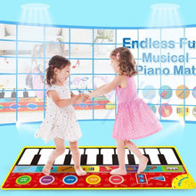 Load image into Gallery viewer, Big Size Music Piano Carpets &amp; 8 Instruments Guitar Accordion Violin Sounds  Musical Play Mat Educational Toy For Kids

