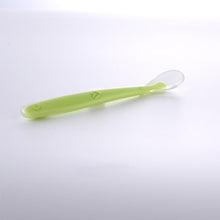 Load image into Gallery viewer, Silicone Baby Soft Soup Spoon Healthy Infant Sucker Candy Color Kitchen Cooking Spoon Rice Spoon Children Dishes Tableware for Kids
