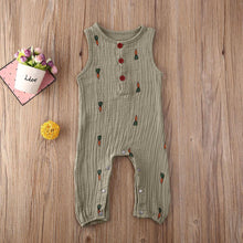 Load image into Gallery viewer, Baby Romper Sleeveless Newborn Baby Girl Boy Clothes Cactus Print Romper Jumpsuit Soft Baby Outfit One Piece Jumpsuit Pajamas
