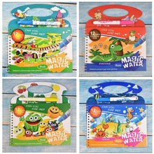 Load image into Gallery viewer, Montessori Coloring Book Doodle &amp; Reusable Magic Pen Painting Drawing Board For Kids Baby Educational Birthday Toy
