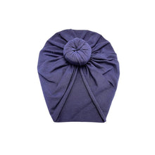 Load image into Gallery viewer, Infant Baby Headbands Solid Cotton Knot Turban Headband For Girls  Beanie Hat Headwear For Girls
