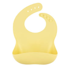 Load image into Gallery viewer, Solid Silicone Bibs Baby Feeding Saliva Towel Waterproof Soft Cloths Bandana Lightweight Infant Bibs
