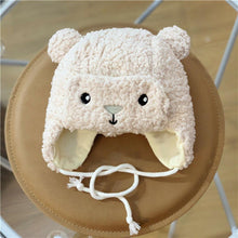 Load image into Gallery viewer, Modern Elegant Baby Boy Girl Warm Earmuffs Hat Wool Winter Ski Cap Winter Plush Cartoon Hat For Boys and Girls Kids

