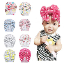 Load image into Gallery viewer, Infant Baby Headbands Solid Cotton Knot Turban Headband For Girls  Beanie Hat Headwear For Girls
