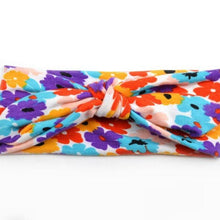 Load image into Gallery viewer, Baby Girl Headband Infant Hair Bow Accessories Cloth Band Bow For Newborn Hairband Print for Toddlers
