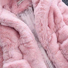 Load image into Gallery viewer, Baby Girl Modern Designer Style Jacket Hooded Cute Thicker Warm Soft Toddler Coat  For Kids
