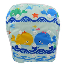 Load image into Gallery viewer, Baby Swimming  Waterproof Adjustable Reusable Washable Cloth Pool Pant Diaper Cover
