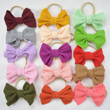 Load image into Gallery viewer, Headband Bow Girl Headbands Nylon Elastic Hair Accessories Photography Props For Baby Girls In Elegant Design
